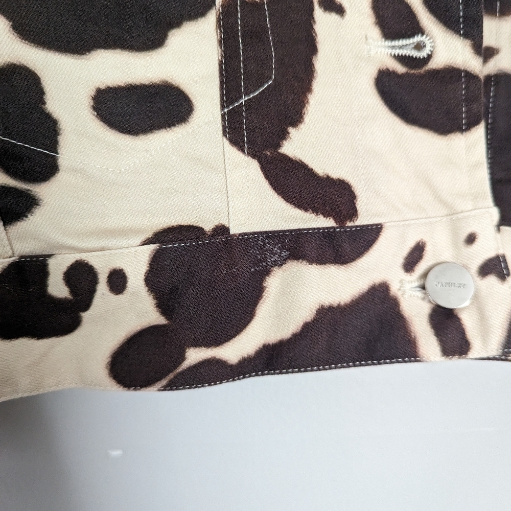 Capulet Cropped Sample Cow Print Jacket - image 2